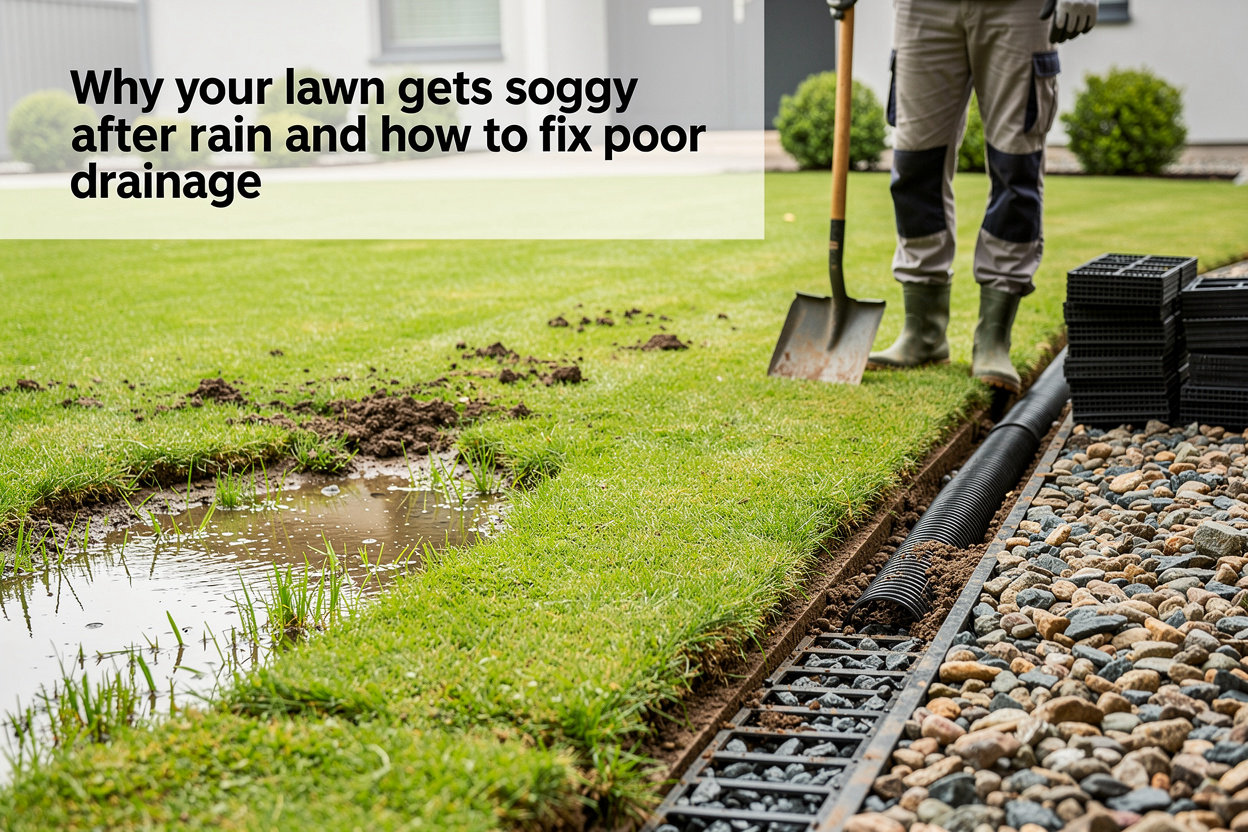 Why Your Lawn Gets Soggy After Rain (and What to Do About It)