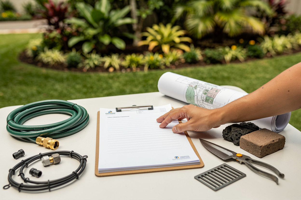 Braddahz Landscaping professional landscaping work across Oahu showcasing quality maintenance and hardscaping services
