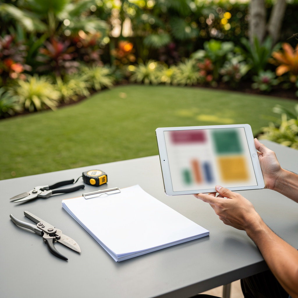 Braddahz Landscaping professional team providing customized landscaping estimates on Oahu