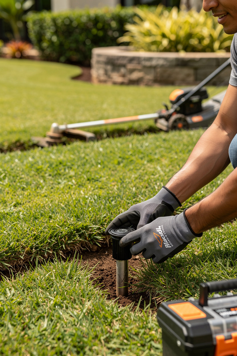 Braddahz Landscaping professional team providing full-service yard maintenance and hardscaping solutions on Oahu